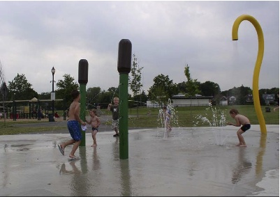 Churchill Park splash pad